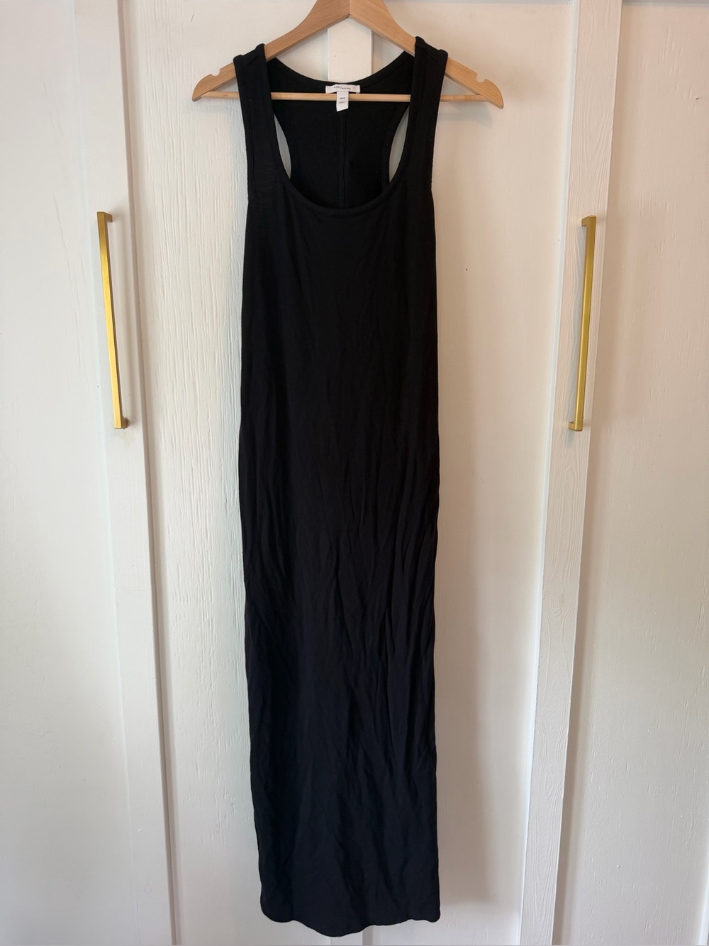 Anthropologie X Daily Ritual Black Maxi Dress, Size Small in Black